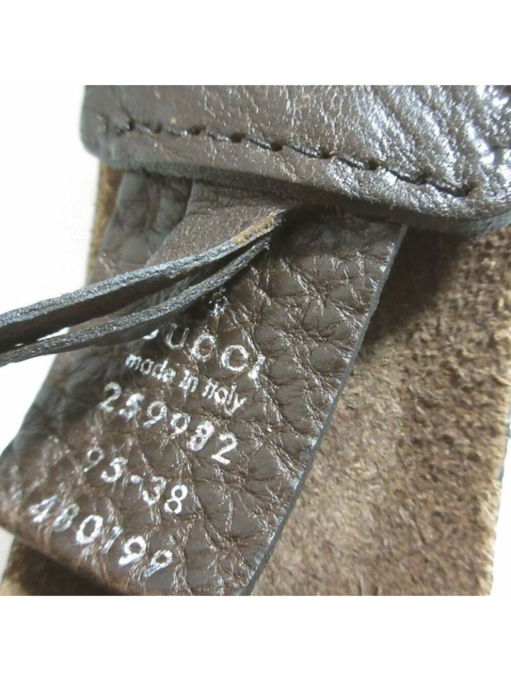 Gucci GG Marmont Leather Belt Brown - Picture 6 of 9